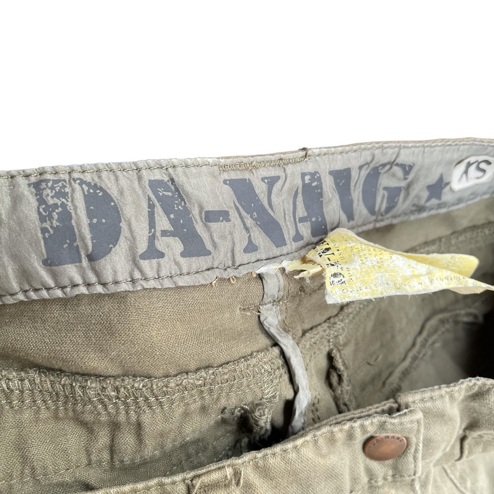 Da-nang low rise cargo pants in olive green Y2K - Picture 14 of 15